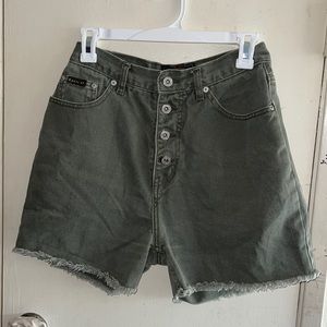 Route 66 cut off shorts (shorter dad shorts)